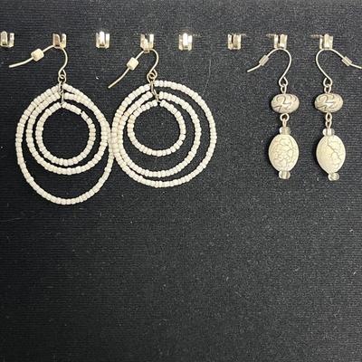 Beaded Necklace & Earrings (115)