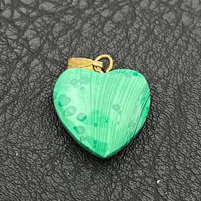 Silver (925) Turquoise Earrings, Turquoise & Gold Necklace, Heart Pendant (116)