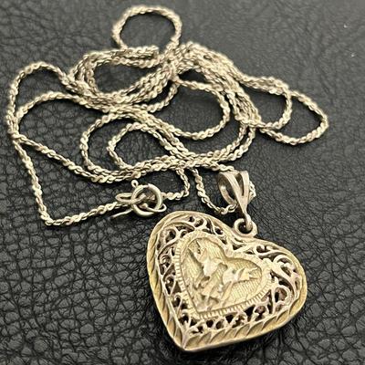 Three Heart Pendant Necklaces (120)