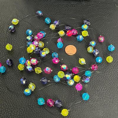Multicolored Beaded Necklaces and Earrings (123)