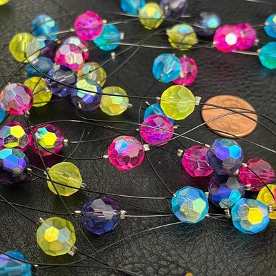 Multicolored Beaded Necklaces and Earrings (123)