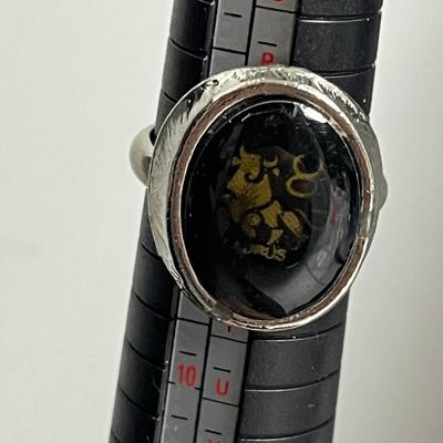 Chico's Black Layered Necklace, Earrings, and Taurus Ring (126)