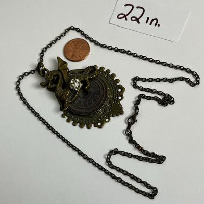 Dragon Pendant Necklace, Bracelet, Ring, and Snake (128)