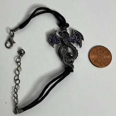 Dragon Pendant Necklace, Bracelet, Ring, and Snake (128)