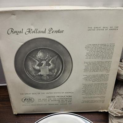 Royal Holland Pewter Great Seal of the United States of America