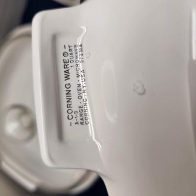 5 pieces w Lids Corning Ware Casserole Baking Dishes