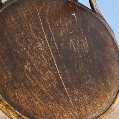 Bent wood side chair