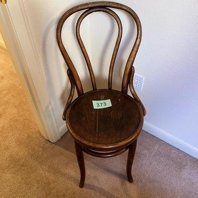 Bent wood side chair