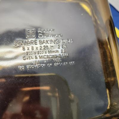 Pyrex Vision Anchor Hocking Glass Ovenware Casserole