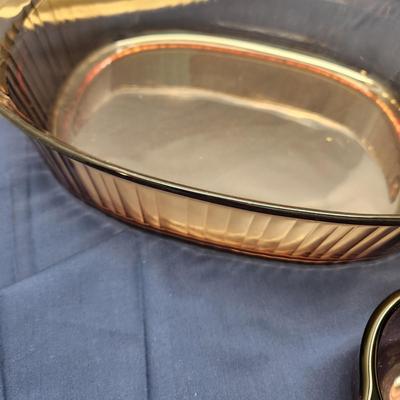 Pyrex Vision Anchor Hocking Glass Ovenware Casserole