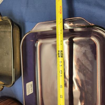 Pyrex Vision Anchor Hocking Glass Ovenware Casserole