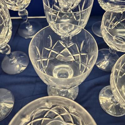 19 pieces Crystal Glass