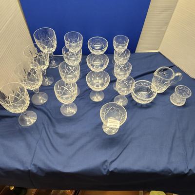 19 pieces Crystal Glass