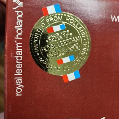 3 Sets of 12 Royal Leerdam Holland Glasses Wine Goblet Flute