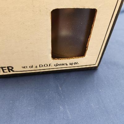 8 Vintage Culver Glasses Barware