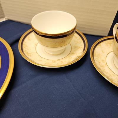 Lot of Vintage Plates Cups Saucers Minton Wedgwood American Limoges Lenox