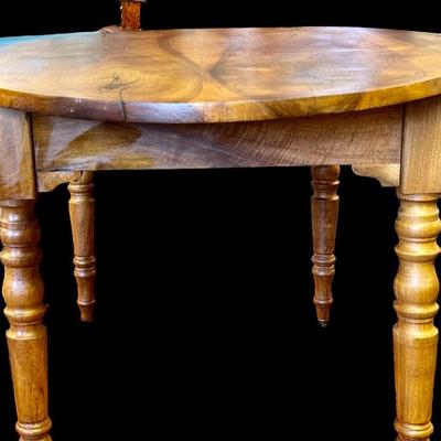 Vintage Charming Petite Fruitwood Small Kitchen Table