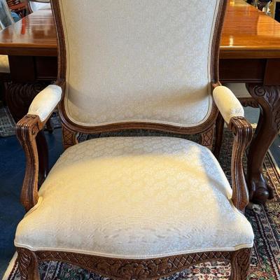 Set of 6 French Provincial Style Dining Chairs