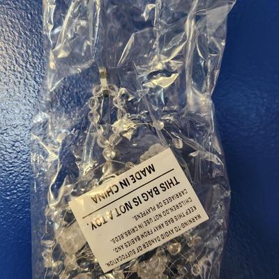 6 6ft Crystal Like Hanging decor New in box