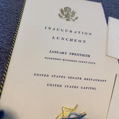LBJ / Humphrey Inauguration Invites & more