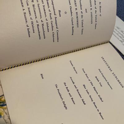 LBJ / Humphrey Inauguration Invites & more