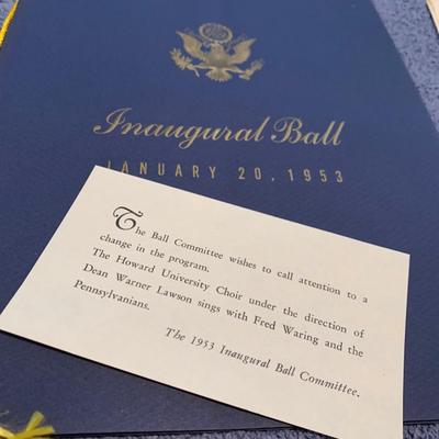 1953 & 1957 Inaugural Programs Ike Nixon