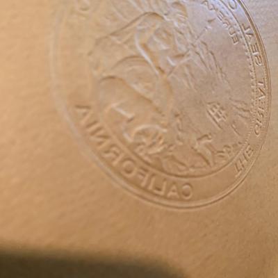 1967 California Governors Inauguration Program Reagan