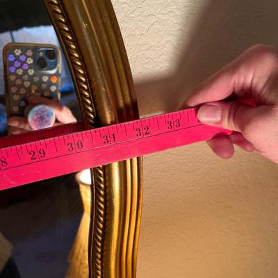 Vintage round mirror
