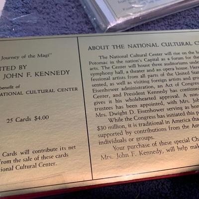 Jackie Kennedy Designed Christmas Cards