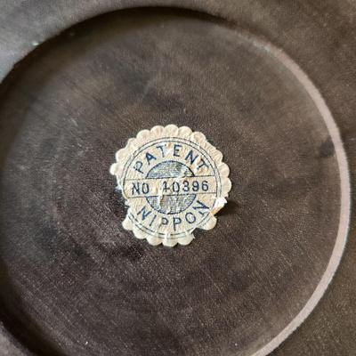 Vintage Japan Nippon Wood Nut Bowl Pat # 40396