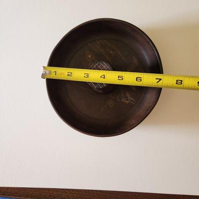 Vintage Japan Nippon Wood Nut Bowl Pat # 40396