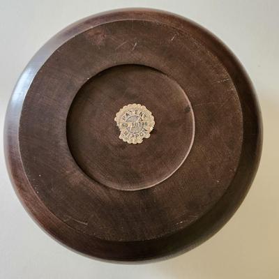 Vintage Japan Nippon Wood Nut Bowl Pat # 40396