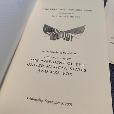 Mexican President Fox White House Visit Documents