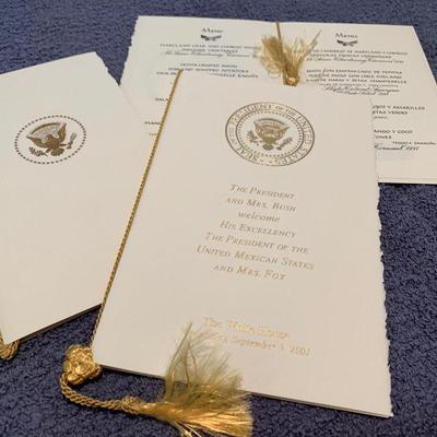 Mexican President Fox White House Visit Documents