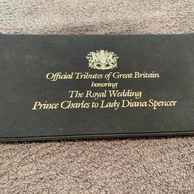 Lady Diana Wedding Tribute First Day Cover & Coin