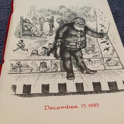 1985 National Building Museum Christmas Invite