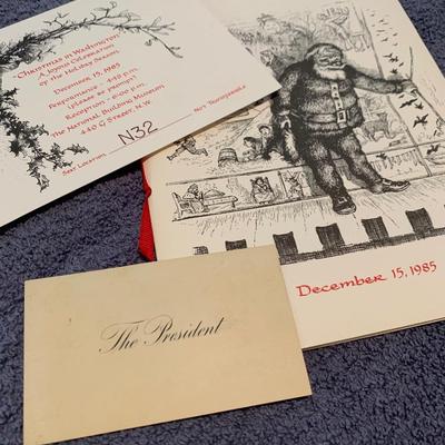 1985 National Building Museum Christmas Invite