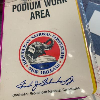 Republican National Convention VIP Badges