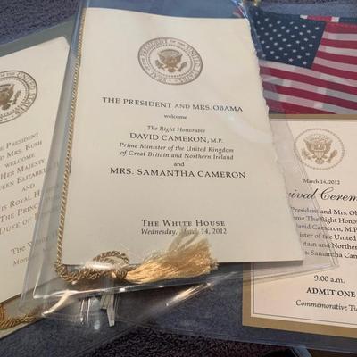 Queen Elizabeth Bush David Cameron Obama White House Visit Invites