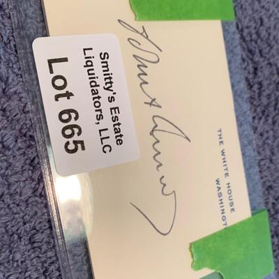 Jackie Kennedy Signature