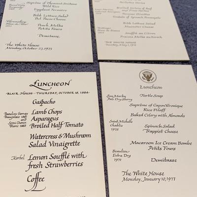 Huge Lot - State Dinner / Dignitary Dinner Invites Menus
