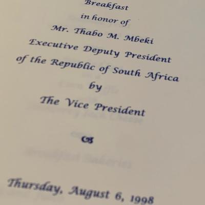 Huge Lot - State Dinner / Dignitary Dinner Invites Menus