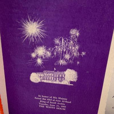 Huge Lot - State Dinner / Dignitary Dinner Invites Menus