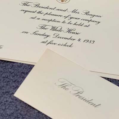 Huge Lot - State Dinner / Dignitary Dinner Invites Menus