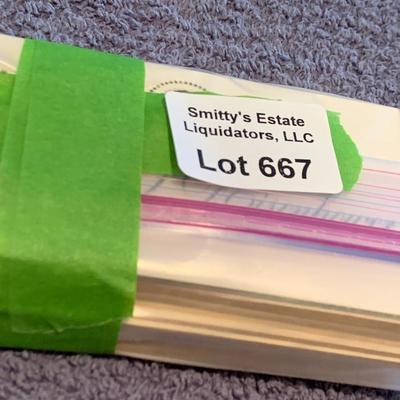 Place Setting Cards Lot - State Dinners