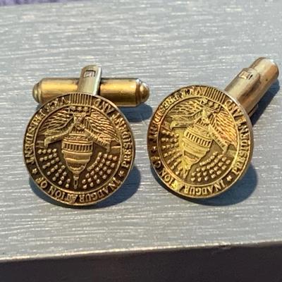 Collectibles - 1969 Inaugural Ball Cuff Links Pendant Thimble Watch +++