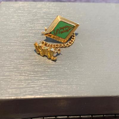 Collectibles - 1969 Inaugural Ball Cuff Links Pendant Thimble Watch +++