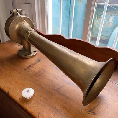 N204 Antique Leslie Tyfon Bronze Train Horn