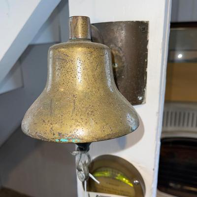 N208 Antique Nautical Brass Bell
