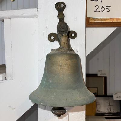 N209 Antique Nautical Brass Bell